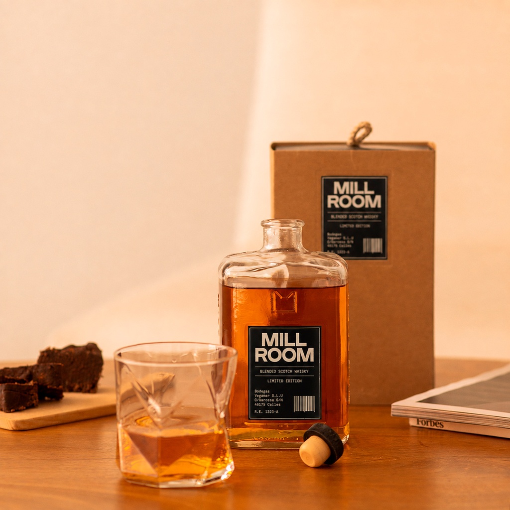 Scotch Whisky  MILL ROOM Etiqueta Negra Limited Edition 70 cl Estuchado