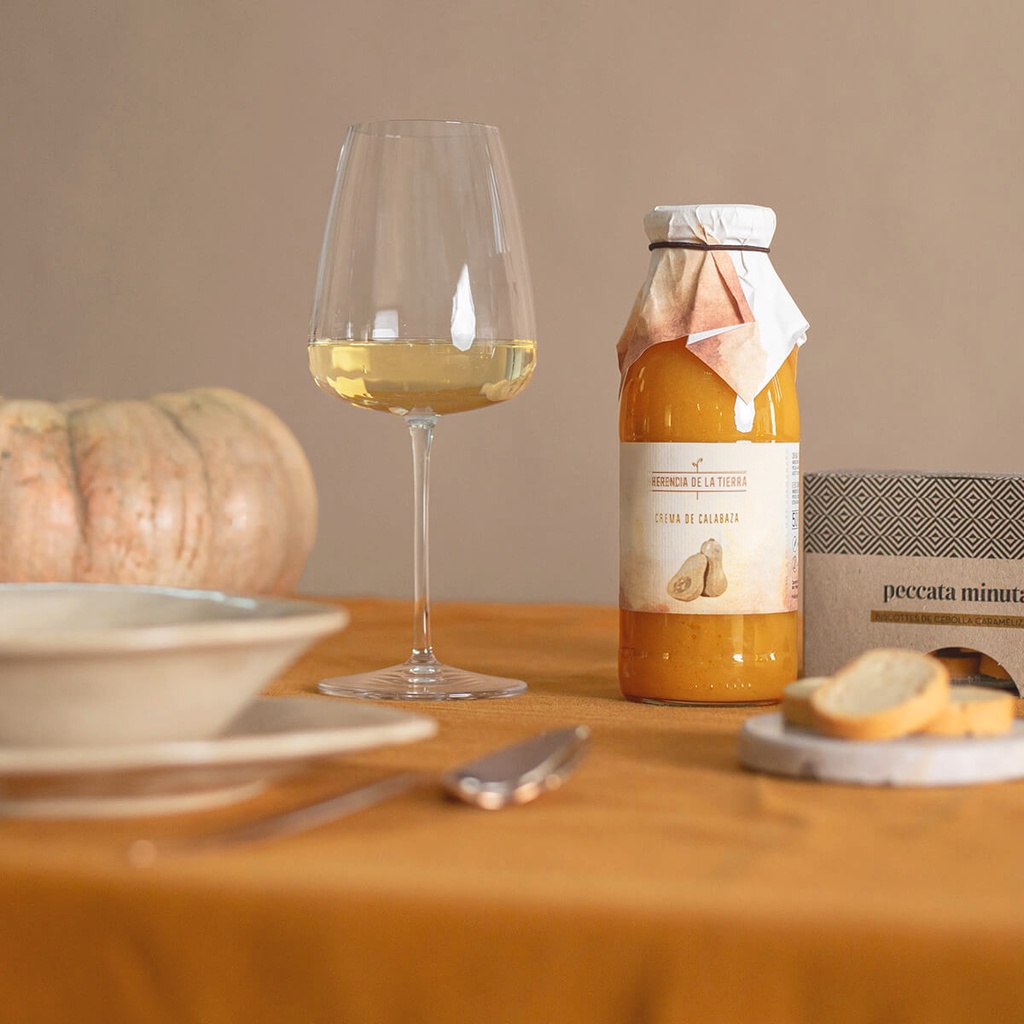 Tarro Crema de Calabaza 485 g Neto HERENCIA DE LA TIERRA Gourmet