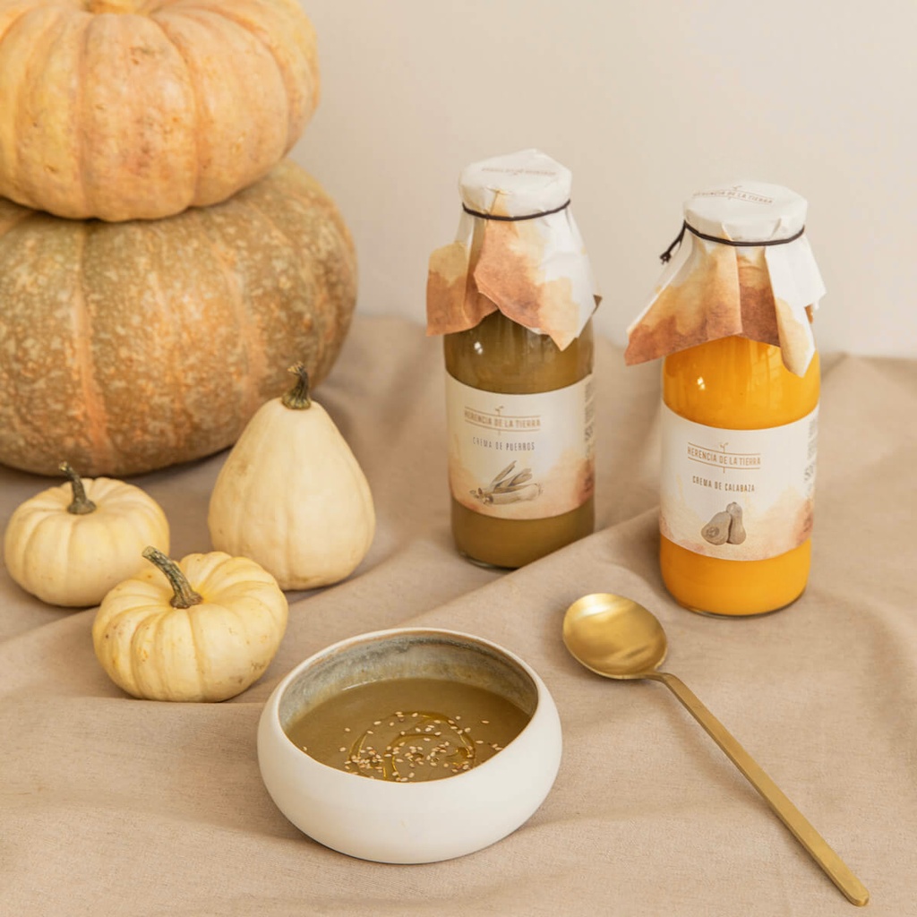 Tarro Crema de Calabaza 485 g Neto HERENCIA DE LA TIERRA Gourmet