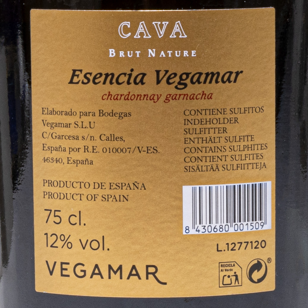 CAJA 3 BOTELLAS CAVA ESENCIA ESTUCHADO VEGAMAR