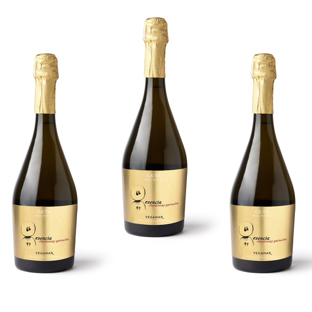 CAJA 3 BOTELLAS CAVA ESENCIA VEGAMAR