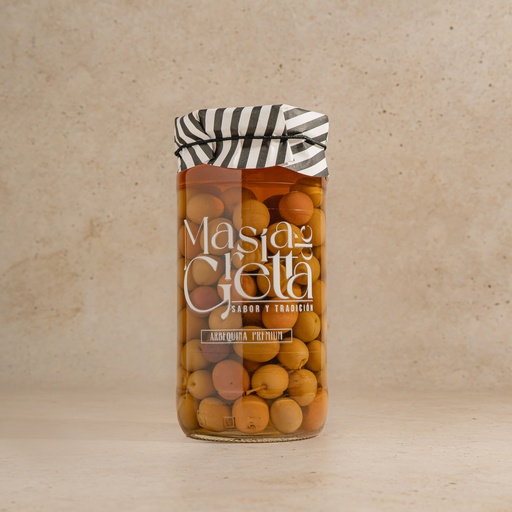 [8AAMG] Tarro Aceitunas Arbequina Premium 370 g Neto MASÍA DE GRETTA