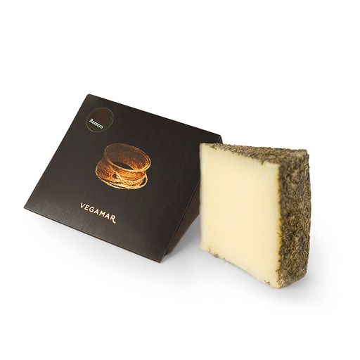 [9QRVE2E] Cuña 200 g aprox. Queso 100 % Oveja con Romero VEGAMAR Estuchado