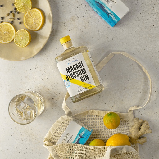 [5MBG] Ginebra Premium MAGARI BLOSSOM GIN 70 cl Citrus &amp; Algae