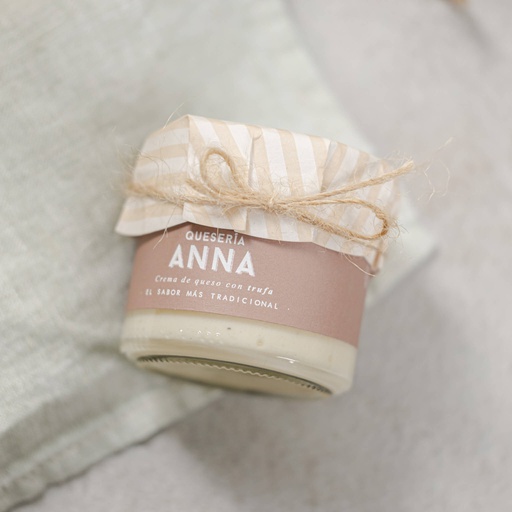 [9CQTA1] Tarro Crema de Queso con Trufa 100 g QUESERÍA DE ANNA Edición Gourmet
