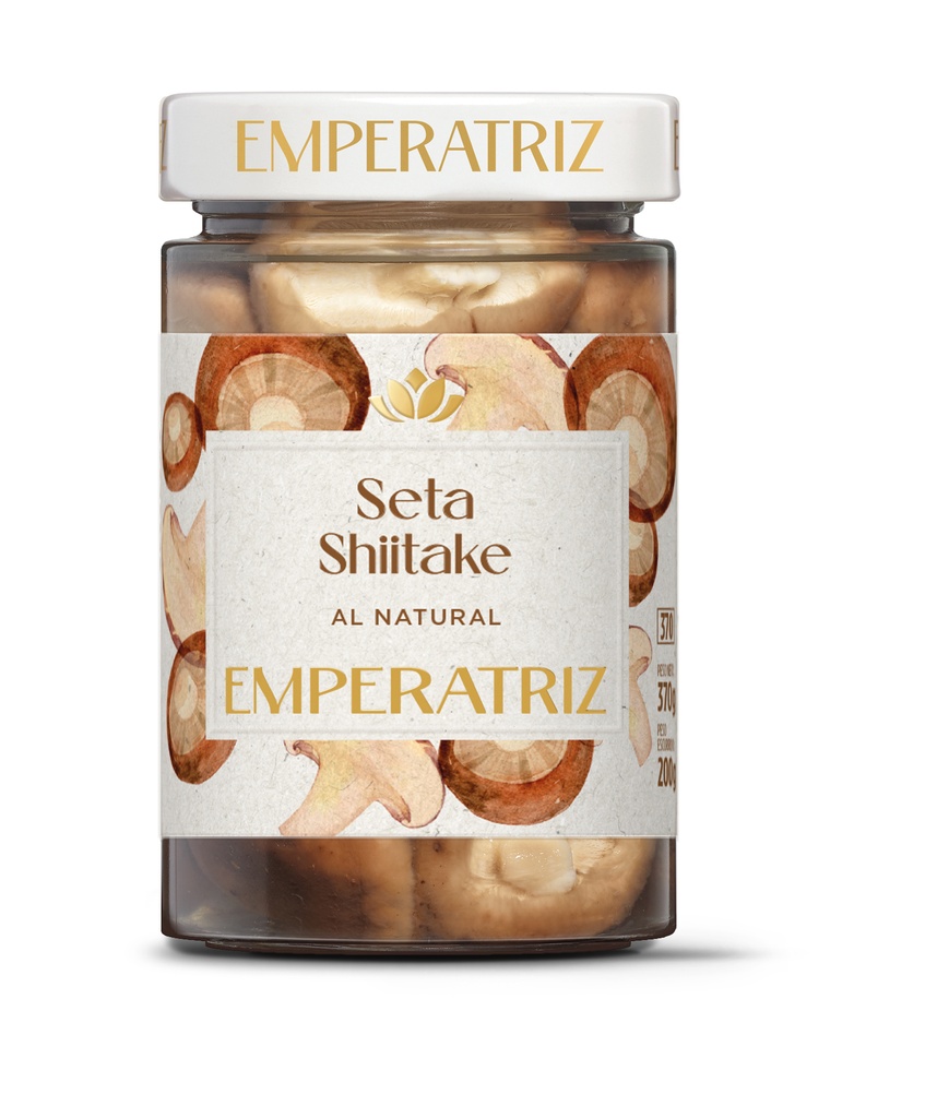 Tarro de Shiitake al Natural 370 g Neto EMPERATRIZ