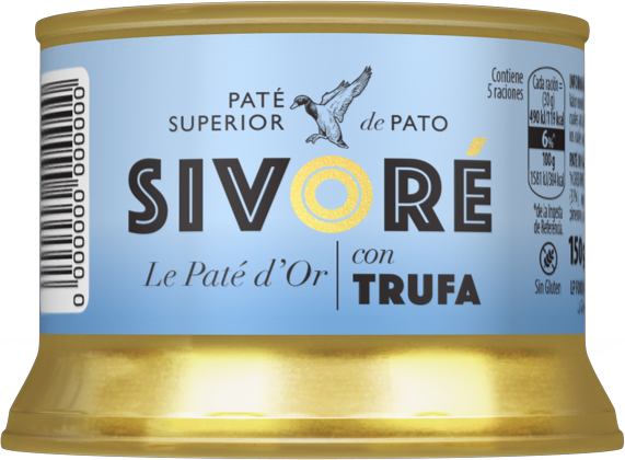 Lata Paté Superior de Pato con Trufa 150 g SIVORÉ Le paté d'Or