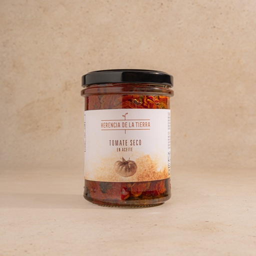 [8TSHT] Tarro Tomate Seco en Aceite 180 g Neto HERENCIA DE LA TIERRA