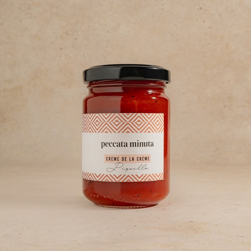 [8MPPM] Tarro Crème de la Crème de Pimiento de Piquillo 156 g Neto PECCATA MINUTA