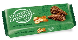 [7CCA1] Conos Rellenos de Crema Sabor Avellana 112 g CORNETTI CROCCANTI