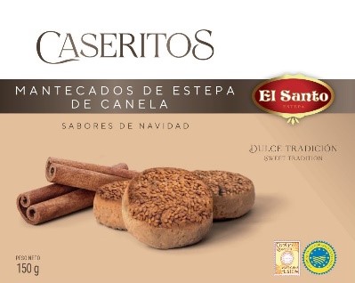 Mantecados de Canela CASERITOS 150 g EL SANTO de ESTEPA