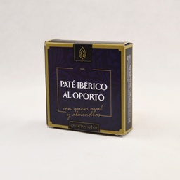 [8POQA7] Estuche Paté Ibérico al Oporto con Queso Azul y Almendras 70 g ESENCIA
