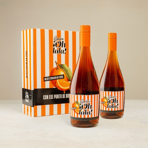 [5VOLLSX2] Pack 2x ¡Oh lala! SPRITZ Elaboración de Vermut con Burbuja 75 cl