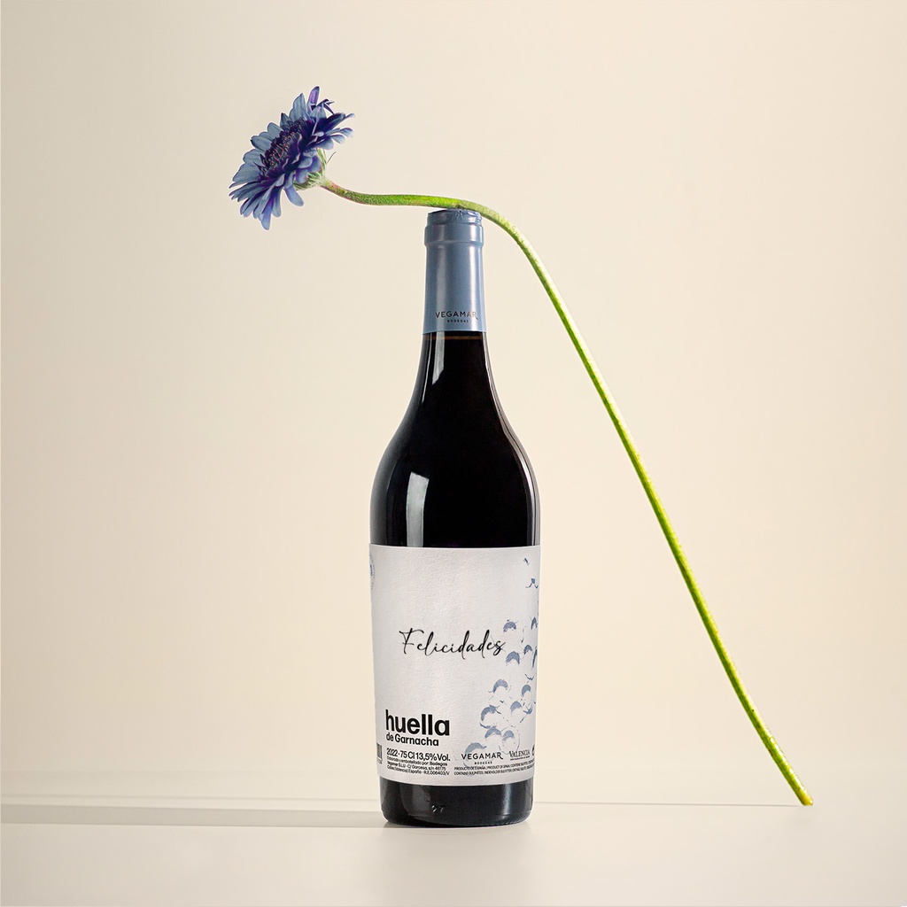 Vino Tinto HUELLA de Garnacha VEGAMAR Personalizada