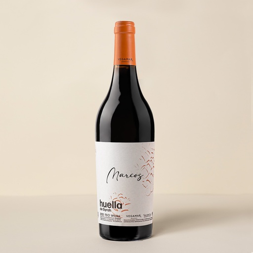 [2VSSP] Vino Tinto HUELLA de Syrah VEGAMAR Personalizada