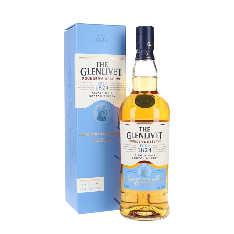 Whisky THE GLENLIVET FOUNDER'S RESERVE 70 cl Estuchado