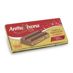 [6CAX15] Turrón Chocolate Crujiente Calidad Suprema 150 g ANTIU XIXONA