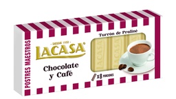 [6TCF2] Turrón Praliné de Chocolate y Café 225 g LACASA