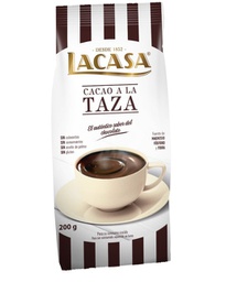 [7CPL2] Bolsa Cacao a la Taza en Polvo 200 g LACASA