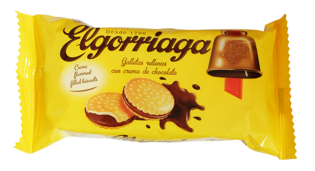 Galletas Rellenas de Chocolate 60 g ELGORRIAGA