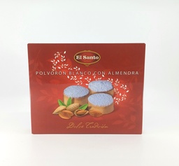 [7PBA15] Polvorón Blanco con Almendra 150 g EL SANTO de ESTEPA