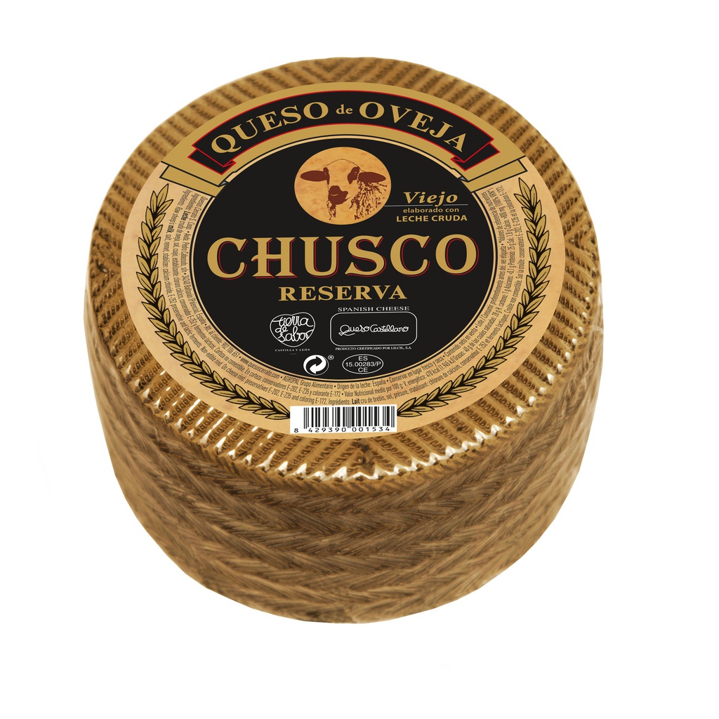 Queso 100 % Oveja Leche Cruda 1 Kg. aprox. CHUSCO de Cerrato