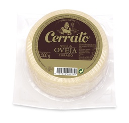[9QOC5] Pieza Entera Queso Curado 100 % Oveja 450 g aprox. CERRATO