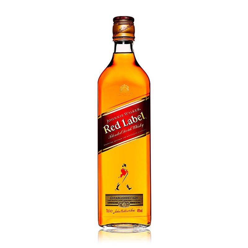 Whisky Escocés JOHNNIE WALKER E. Roja 5 Años 70 cl