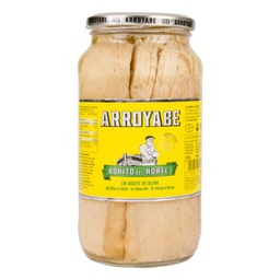 [8BLK] Frasco Lomos de Bonito del Norte Artesanal en Aceite de Oliva 900 g Neto ARROYABE